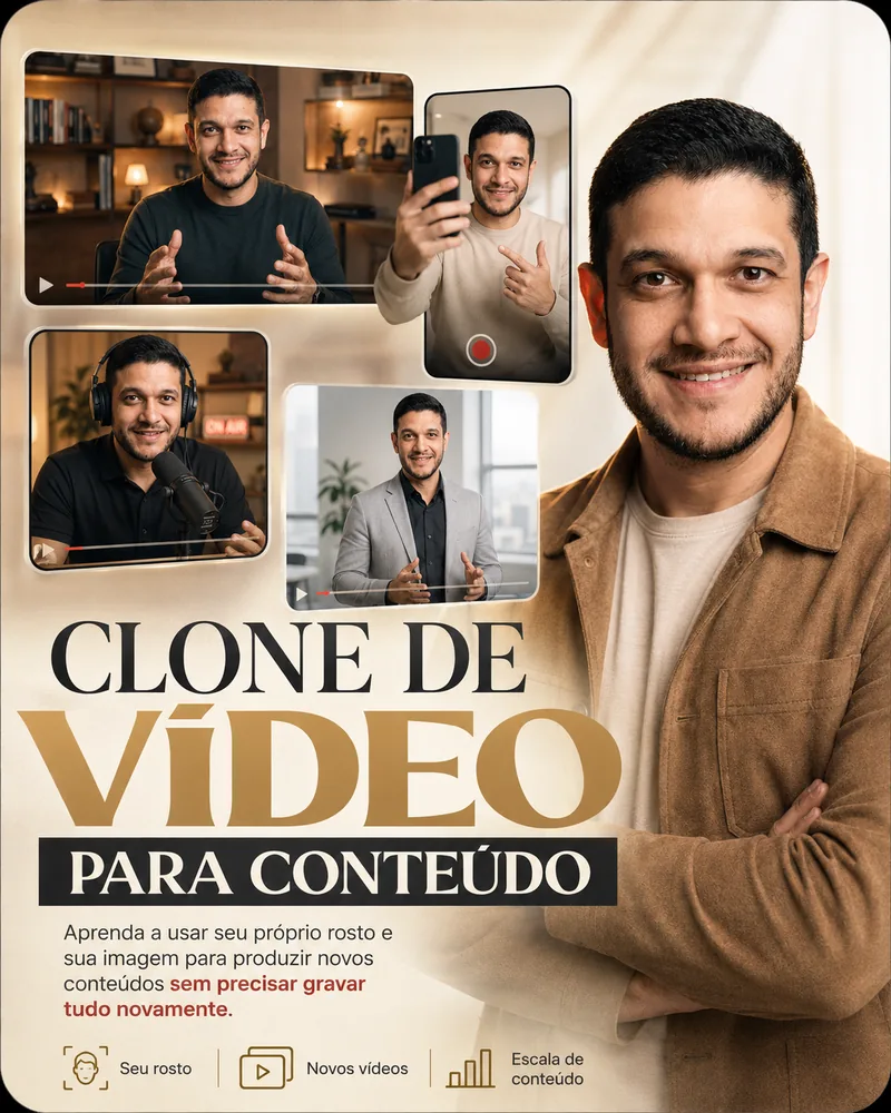 CLONE DE VÍDEO PARA CONTEÚDO