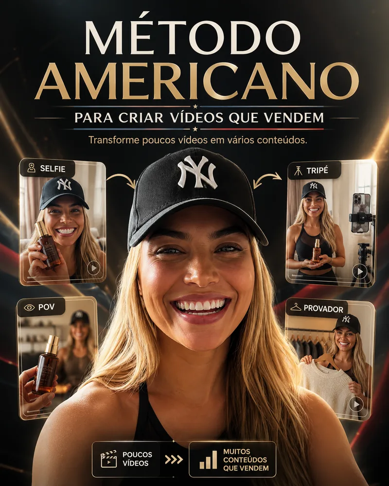 MÉTODO AMERICANO PARA CRIAR VÍDEOS QUE VENDEM